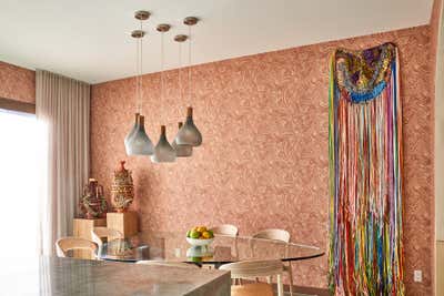  Eclectic Family Home Dining Room. Barnett Residence by Leyden Lewis Design Studio.
