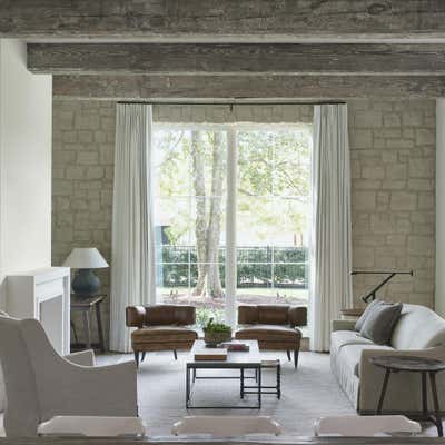 Transitional Living Room. Mulkey by Kenneth Brown Design.