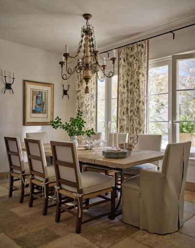  Cottage Family Home Dining Room. Firestone by Kenneth Brown Design.