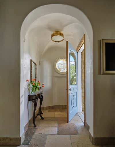  English Country Family Home Entry and Hall. Firestone by Kenneth Brown Design.