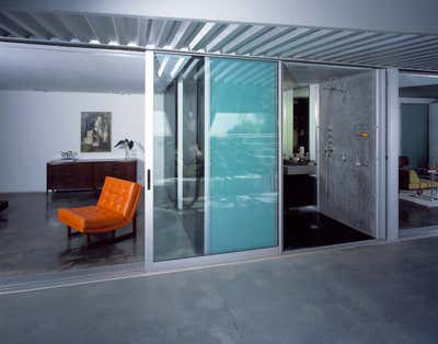  Modern Industrial Bachelor Pad Bedroom. Efron by Kenneth Brown Design.
