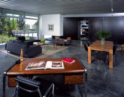  Contemporary Mid-Century Modern Bachelor Pad Open Plan. Efron by Kenneth Brown Design.