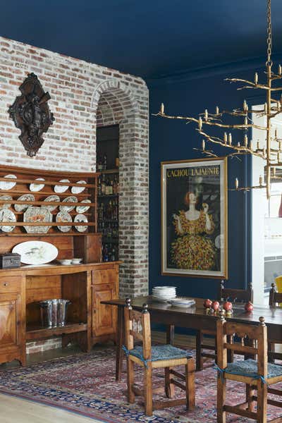  Traditional Eclectic Dining Room. Landry by Kenneth Brown Design.