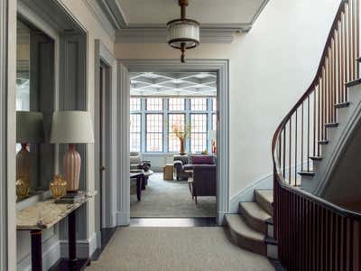 Contemporary Family Home Entry and Hall. Upper East Side Family Residence by S.R. Gambrel.