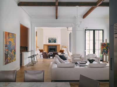 Minimalist Family Home Living Room. Jenkins by Kenneth Brown Design.