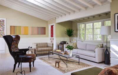 Cottage Living Room. Brentwood by Kenneth Brown Design.