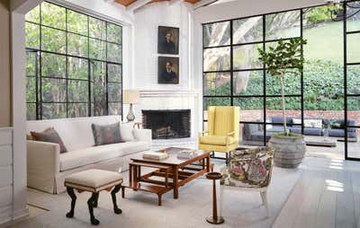  Eclectic Rustic Family Home Living Room. Brentwood by Kenneth Brown Design.