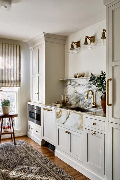  Traditional Transitional Family Home Kitchen. 32nd Street Classic by Storie Collective.