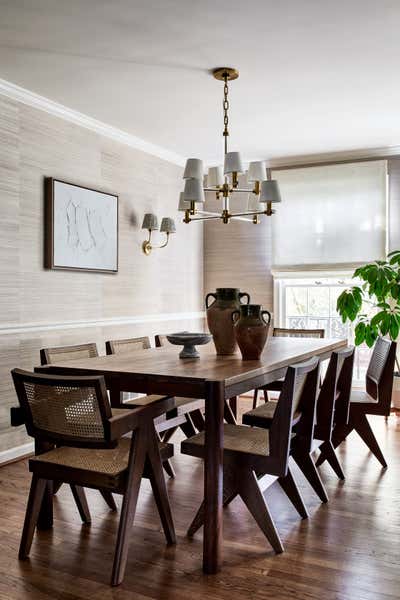  Transitional Minimalist Family Home Dining Room. 32nd Street Classic by Storie Collective.