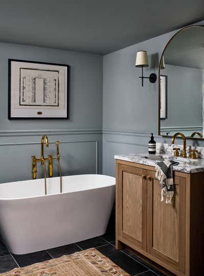 Traditional Family Home Bathroom. 32nd Street Classic by Storie Collective.