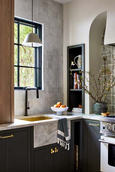  Transitional Kitchen. Van Ness Boho by Storie Collective.