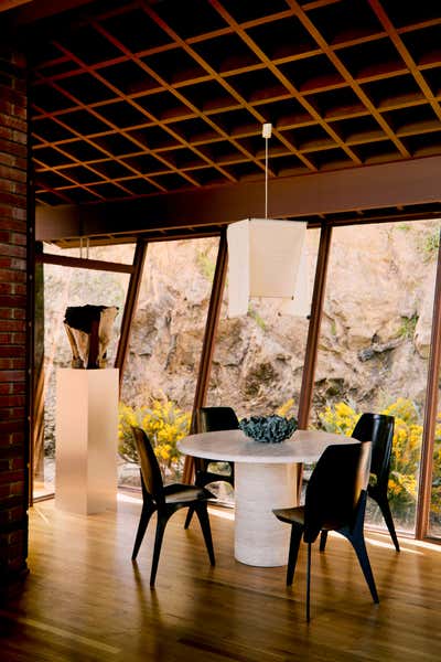 Modern Dining Room. Laurel Canyon Residence by Giampiero Tagliaferri.
