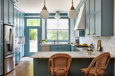  French Victorian Family Home Kitchen. 12th Street Victorian by Storie Collective.