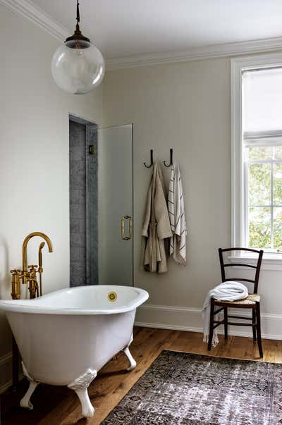  Transitional Family Home Bathroom. Georgetown Revival by Storie Collective.
