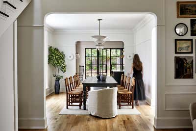  Transitional Family Home Dining Room. Georgetown Revival by Storie Collective.