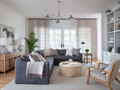  Beach Style Family Home Living Room. Autumn Hall Beachside by Storie Collective.