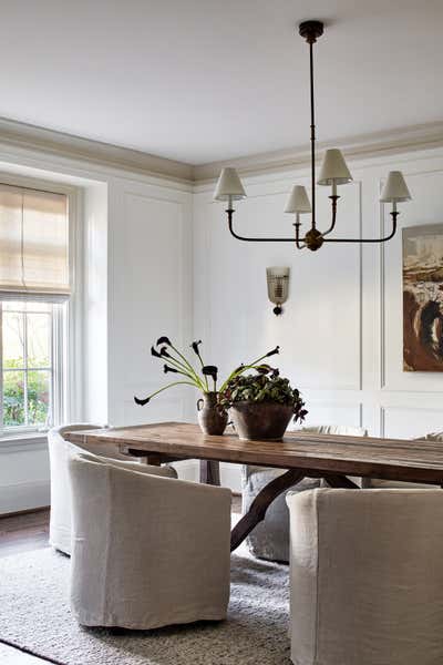  Traditional English Country Family Home Dining Room. Albemarle House by Storie Collective.
