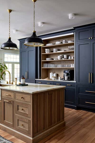  Farmhouse Minimalist Family Home Kitchen. Grafton Colonial by Storie Collective.