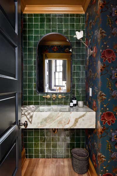  Arts and Crafts Family Home Bathroom. Grafton Colonial by Storie Collective.