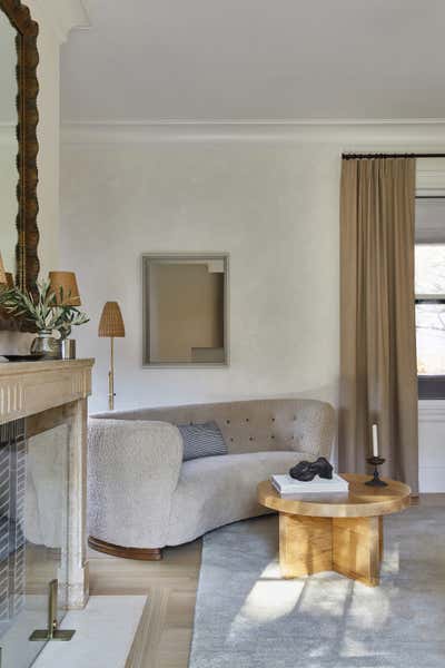  Organic Art Deco Family Home Living Room. Cambridge Residence by Nate Berkus Associates.