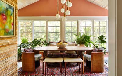  Eclectic Dining Room. Southampton Retreat by Hyphen & Co..