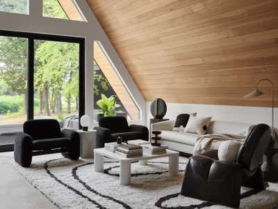  Modern Vacation Home Living Room. Modern Texas Retreat by Garza Interiors.