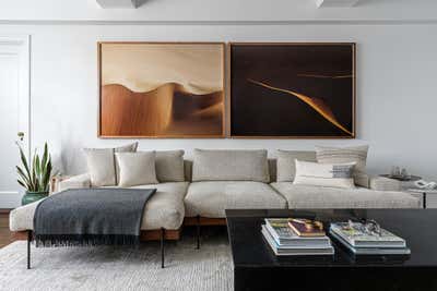  Contemporary Living Room. West Village Apartment by Hyphen & Co..
