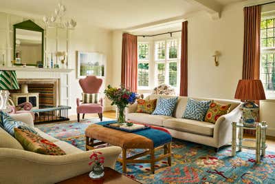  Bohemian Country House Living Room. Grade II Listed Country House by Studio Hollond.