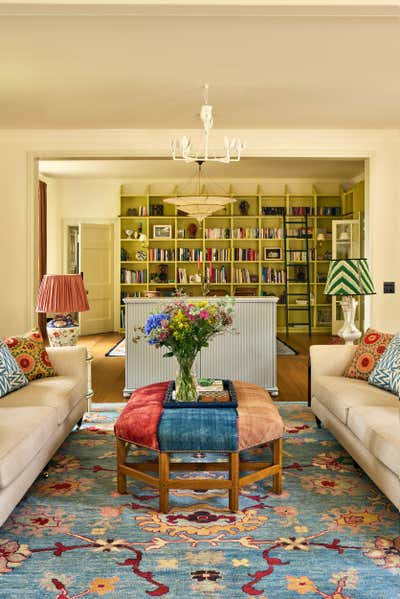  English Country Living Room. Grade II Listed Country House by Studio Hollond.