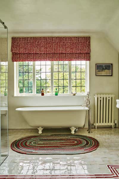  Bohemian Bathroom. Grade II Listed Country House by Studio Hollond.