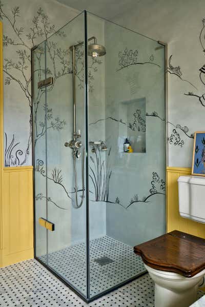  Eclectic Bathroom. Grade II Listed Country House by Studio Hollond.
