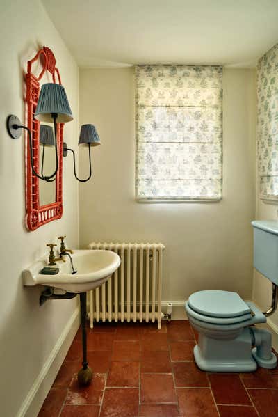  French Country House Bathroom. Grade II Listed Country House by Studio Hollond.