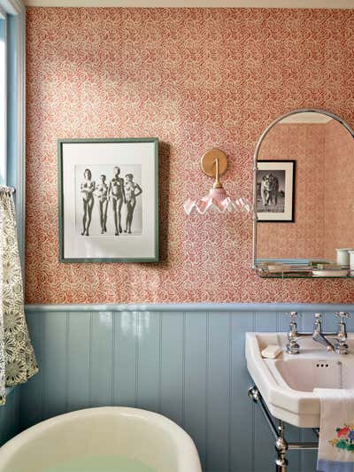  Bohemian Bathroom. Queens Park Townhouse by Studio Hollond.