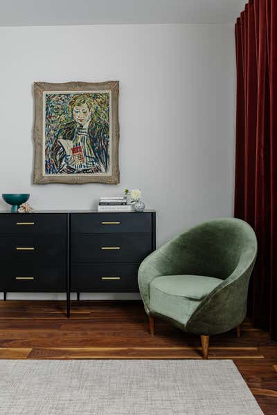  Art Deco Modern Bedroom. West Village Townhouse by Hyphen & Co..