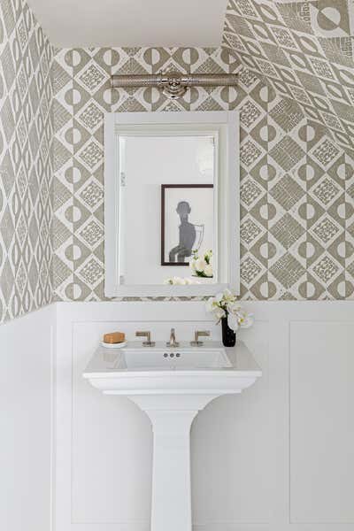 Art Deco Bathroom. West Village Townhouse by Hyphen & Co..