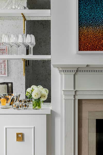  Art Deco Dining Room. West Village Townhouse by Hyphen & Co..
