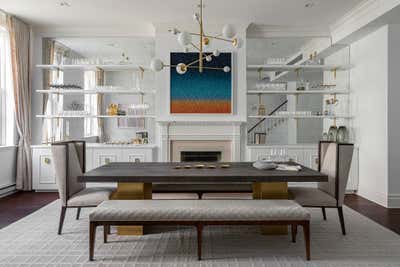  Contemporary Modern Family Home Dining Room. West Village Townhouse by Hyphen & Co..