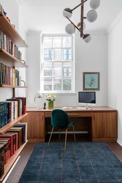  Modern Office and Study. West Village Townhouse by Hyphen & Co..