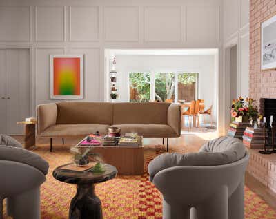  Mid-Century Modern Living Room. East Dallas Den by Garza Interiors.