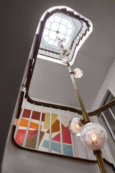 Traditional Entry and Hall. Historic Uptown Townhouse by Torus Interiors.