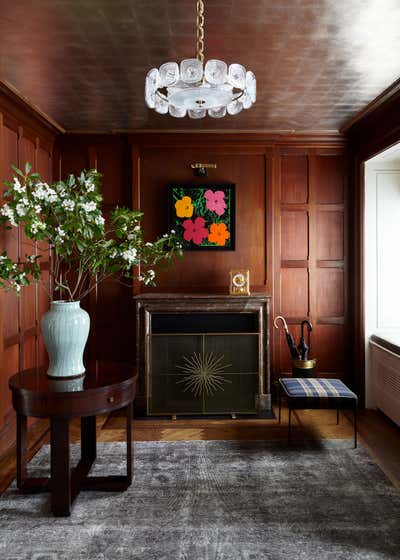  Traditional Transitional Family Home Lobby and Reception. Historic Uptown Townhouse by Torus Interiors.
