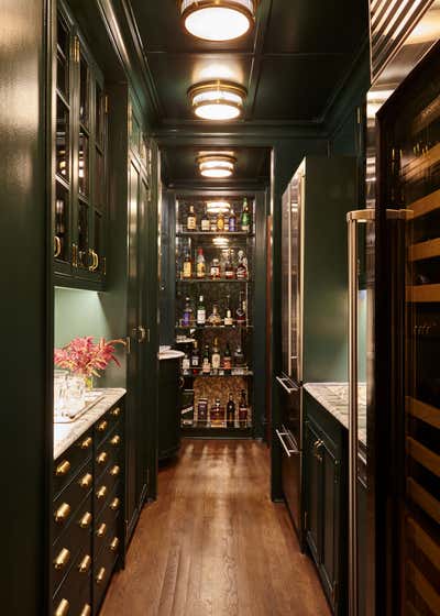  Modern Transitional Family Home Bar and Game Room. Historic Uptown Townhouse by Torus Interiors.