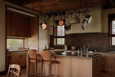  Western Country House Kitchen. Cabin by Clive Lonstein.