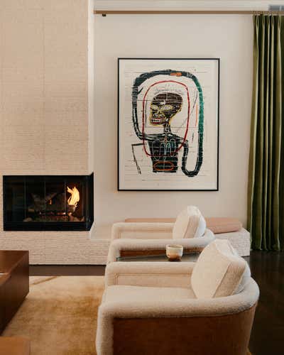 Modern Vacation Home Living Room. Aspen Town Residence by Clive Lonstein.