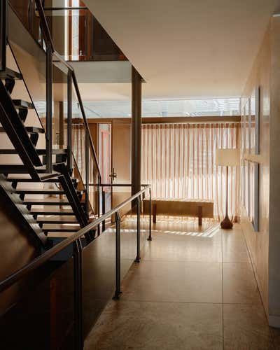 Modern Vacation Home Entry and Hall. Aspen Town Residence by Clive Lonstein.