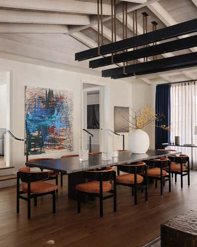  Modern Mid-Century Modern Vacation Home Dining Room. Aspen Residence by Clive Lonstein.