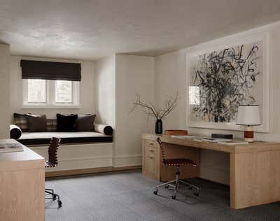  Modern Mid-Century Modern Vacation Home Office and Study. Aspen Residence by Clive Lonstein.