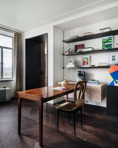  Mid-Century Modern Office and Study. New York Apartment by Clive Lonstein.
