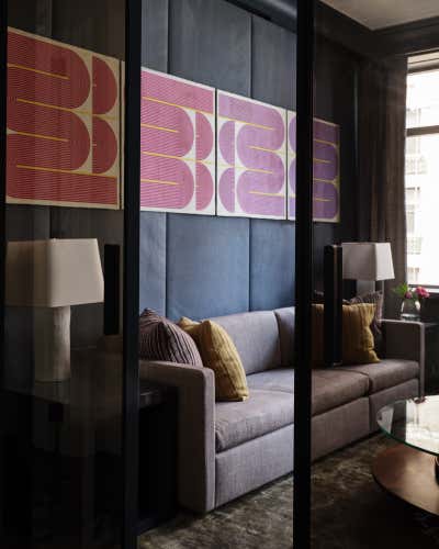  Mid-Century Modern Living Room. New York Apartment by Clive Lonstein.