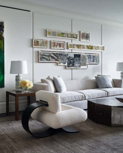  Mid-Century Modern Living Room. New York Apartment by Clive Lonstein.
